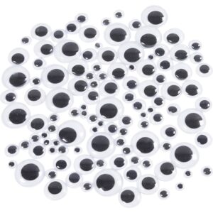 Rulleøjne, selvklæbende, diam. 6-20 mm, 1000 stk./ 1 pk.