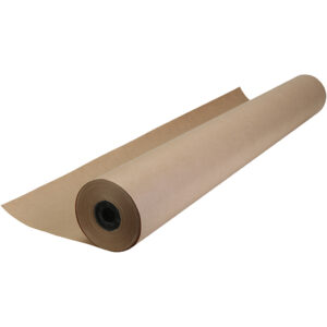 Brunt kraftpapir/fidele, str. 100 cm, 80, 100 m/ 1 rl.