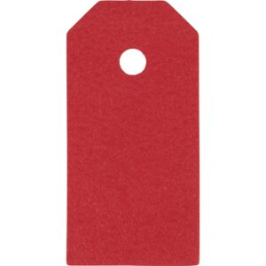 Manilamærker, str. 3x6 cm, 250 g, rød, 30 stk./ 1 pk.