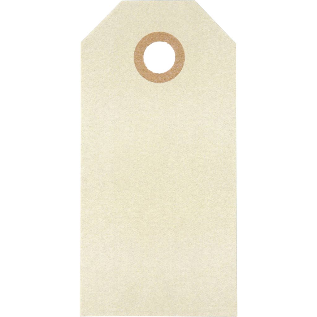 Manilamærker, str. 4x8 cm, 250 g, natur, 20 stk./ 1 pk.