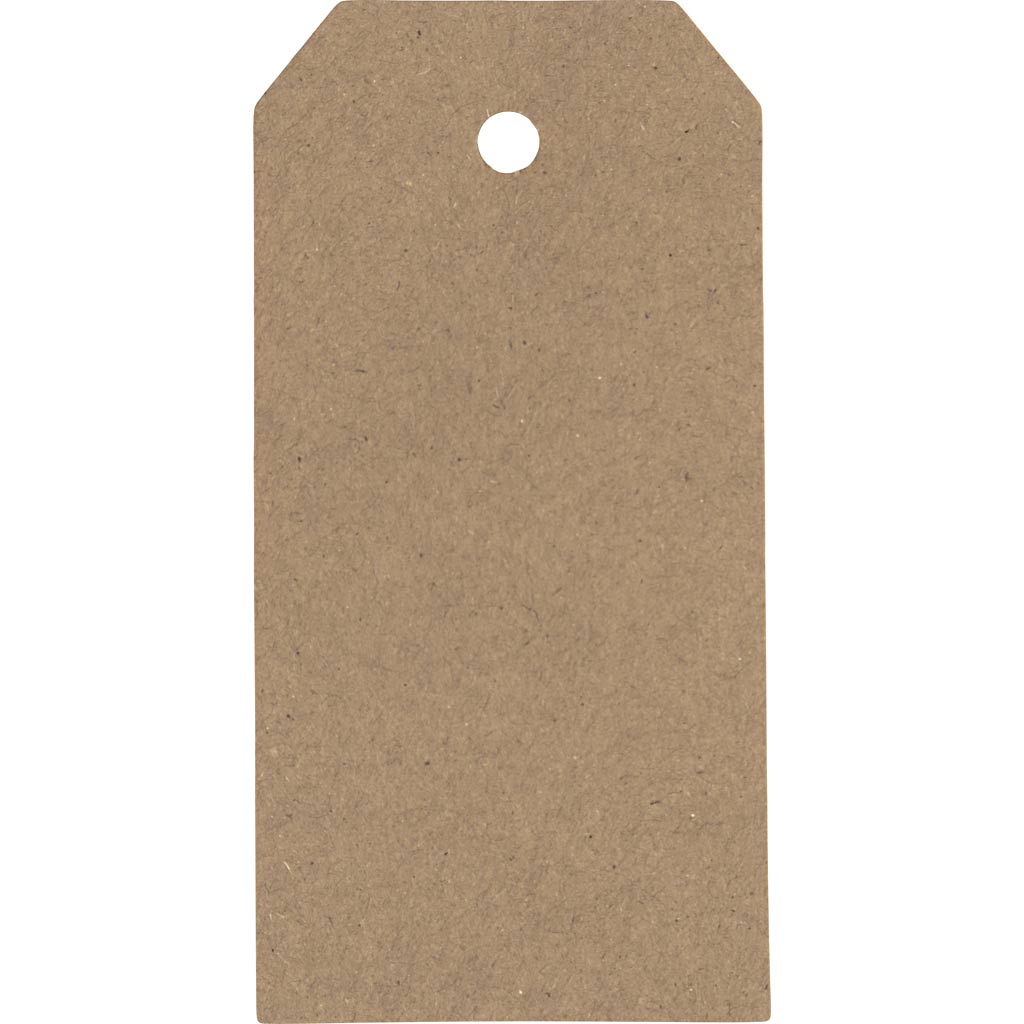Manilamærker, str. 5x10 cm, 250 g, natur, 20 stk./ 1 pk.