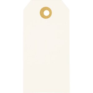 Manilamærker, str. 5x10 cm, 250 g, creme, 20 stk./ 1 pk.