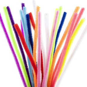 Chenille, L: 30 cm, tykkelse 6 mm, colorful, 25 ass./ 1 pk.