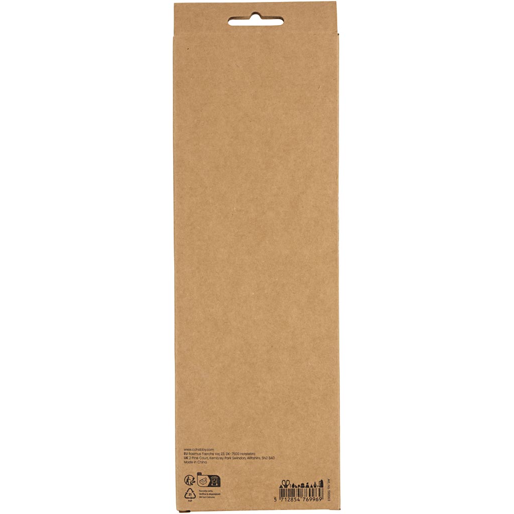Chenille, L: 30 cm, tykkelse 6 mm, natur, 25 stk./ 1 pk. - Image 3