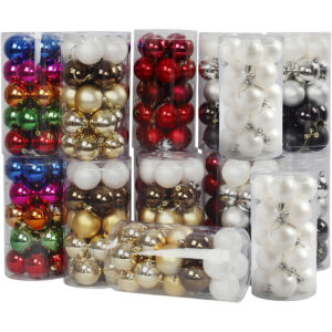 Julekugler, diam. 6 cm, Indhold kan variere, 24x20 stk./ 1 pk.