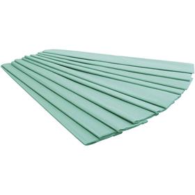 Crepepapir, lys grøn, 10 ark/ 1 pk.