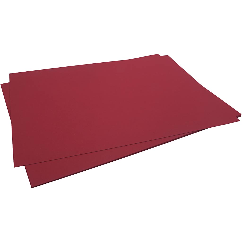 Karton, A4, ark 210x297 mm, 210-220 g, julerød, 10 ark/ 1 pk.