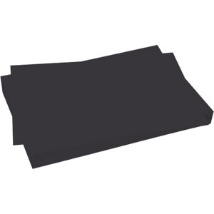 Karton, ark 50x70 cm, 220 g, sort, 10 ark/ 1 pk.