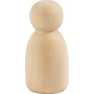 Træfigur krop, Oval, H: 6 cm, 5 stk./ 1 pk.