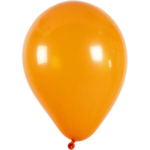 Balloner, diam. 23 cm, runde, orange, 10 stk./ 1 pk.