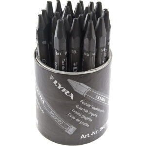 Lyra Grafitstifter, 2B,6B,9B, 24 stk./ 1 pk.