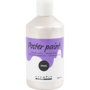 Hobbymaling Perlemor, hvid, 300 ml/ 1 fl.
