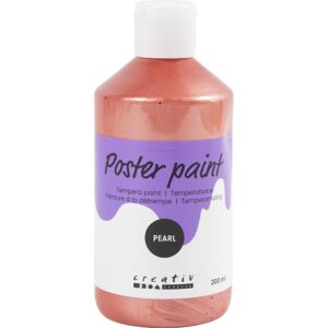 Hobbymaling Perlemor, rød, 300 ml/ 1 fl.
