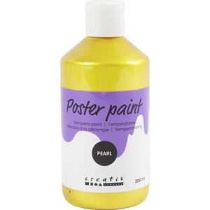 Hobbymaling Perlemor, lys gul, 300 ml/ 1 fl.