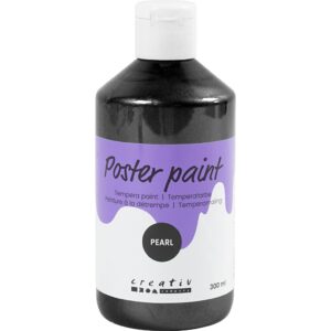 Hobbymaling Perlemor, sort, 300 ml/ 1 fl.