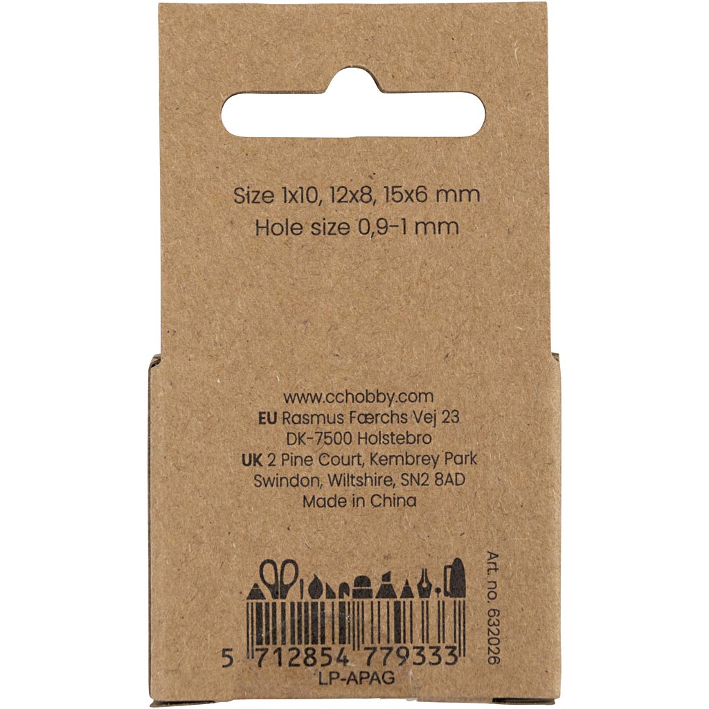 Agat stenperler, diam. 6+8+10 mm, hulstr. 0,9-1 mm, pink, 28 stk./ 1 pk. - Image 3