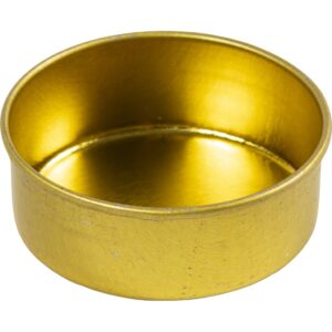 Lysmanchetter, str. 15 mm, hulstr. 44 mm, messing, 12 stk./ 1 pk.
