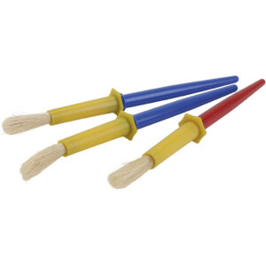Børnepensler med drypkant, L: 18 cm, diam. 8 mm, 20 stk./ 1 pk.