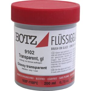 Glasur til ler, transparent, 400 ml/ 1 ds.