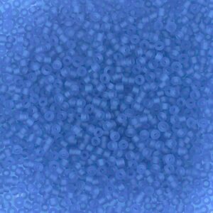 Rocaiperler, nr. 15/0, diam. 1.7 mm, hulstr. 0,5-0,8 mm, blå, 25 g/ 1 pk.