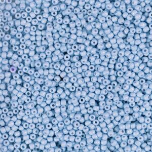 Rocaiperler, nr. 15/0, diam. 1.7 mm, hulstr. 0,5-0,8 mm, lyseblå, 25 g/ 1 pk.