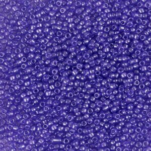 Rocaiperler, nr. 15/0, diam. 1.7 mm, hulstr. 0,5-0,8 mm, lilla, 25 g/ 1 pk.