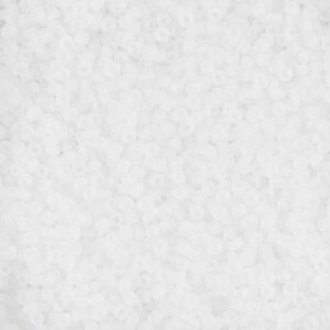 Rocaiperler, nr. 15/0, diam. 1.7 mm, hulstr. 0,5-0,8 mm, hvid, 25 g/ 1 pk.