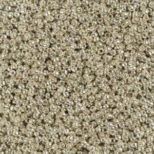 Rocaiperler, nr. 15/0, diam. 1.7 mm, hulstr. 0,5-0,8 mm, sølv, 25 g/ 1 pk.