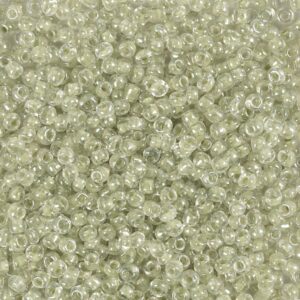 Rocaiperler, nr. 15/0, diam. 1.7 mm, hulstr. 0,5-0,8 mm, perlemor, 25 g/ 1 pk.