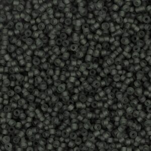 Rocaiperler, nr. 15/0, diam. 1.7 mm, hulstr. 0,5-0,8 mm, grå, 25 g/ 1 pk.