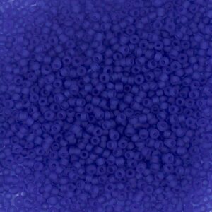 Rocaiperler, nr. 15/0, diam. 1.7 mm, hulstr. 0,5-0,8 mm, blå, 25 g/ 1 pk.