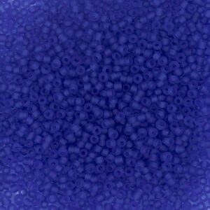 Rocaiperler, nr. 15/0, diam. 1.7 mm, hulstr. 0,5-0,8 mm, kobolt blå, 25 g/ 1 pk.