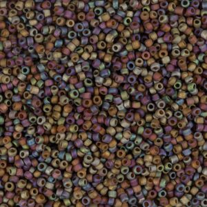 Rocaiperler, nr. 15/0, diam. 1.7 mm, hulstr. 0,5-0,8 mm, inside lys beige, 25 g/ 1 pk.