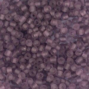 Rocaiperler, nr. 8/0, diam. 3 mm, hulstr. 0,6-1,0 mm, lys lilla, 25 g/ 1 pk.
