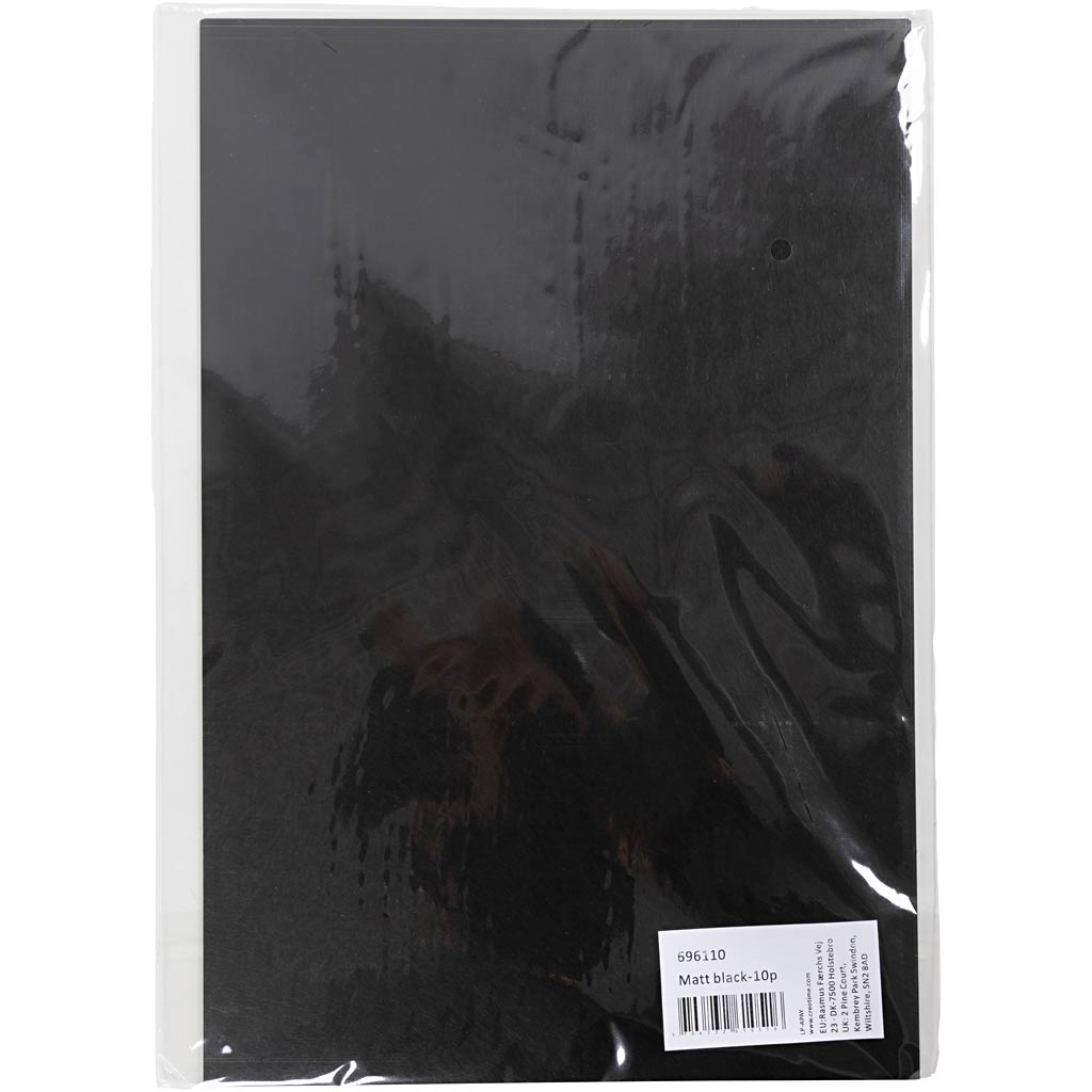 Krympeplader, A4, sort, 10 ark/ 1 pk. - Image 2
