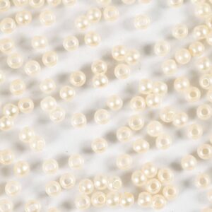 Voksperler, diam. 3 mm, hulstr. 0,7 mm, peach, 150 stk., 6 g/ 1 pk.