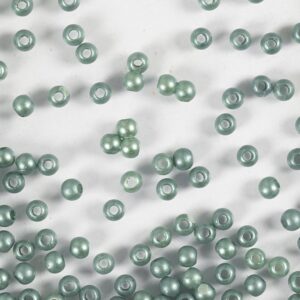 Voksperler, diam. 3 mm, hulstr. 0,7 mm, grøn, 150 stk., 6 g/ 1 pk.