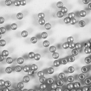 Voksperler, diam. 3 mm, hulstr. 0,7 mm, grå, 150 stk., 6 g/ 1 pk.