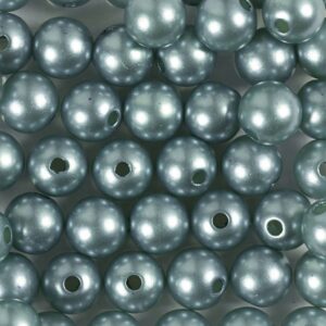 Voksperler, diam. 8 mm, hulstr. 1 mm, grøn, 50 stk., 20 g/ 1 pk.