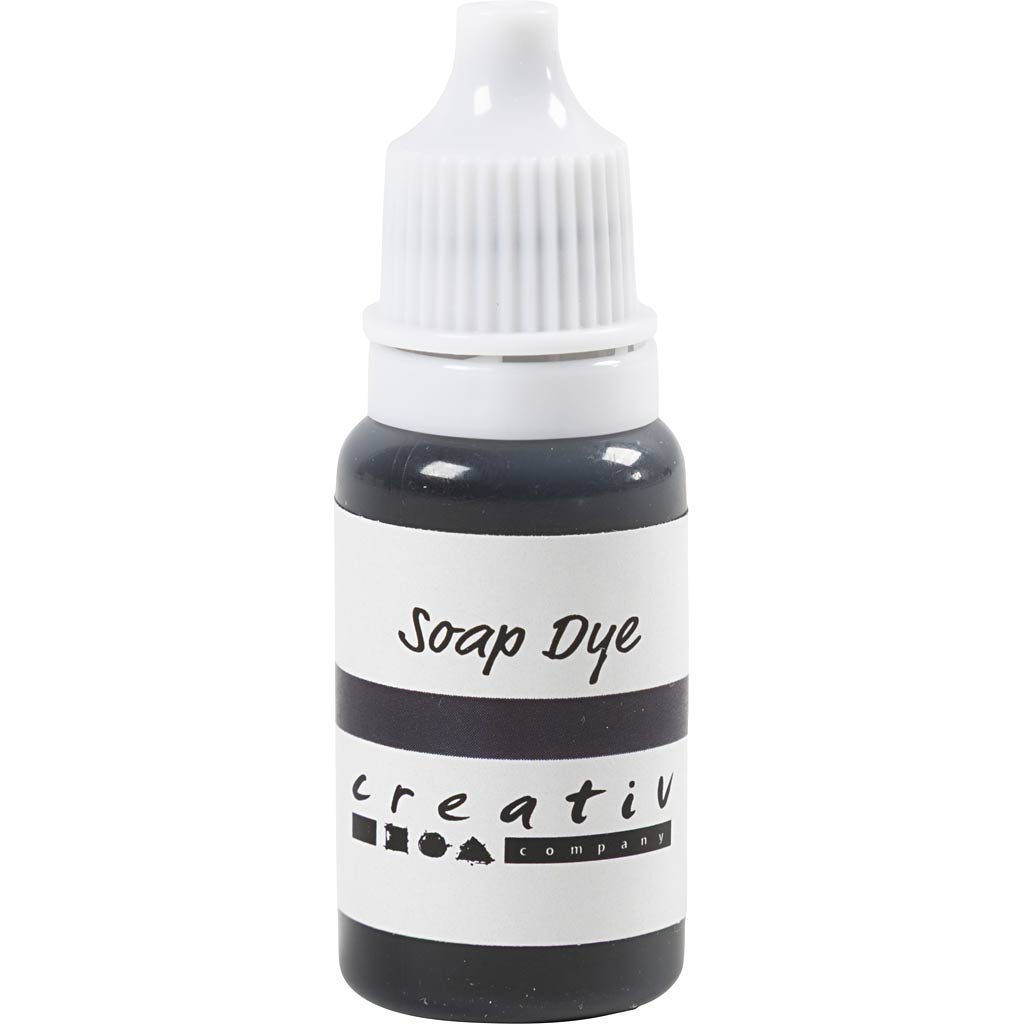 Sæbefarve, sort, 25 ml, 30 g/ 1 pk.