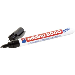 Edding Tekstiltusch 8040, streg 1 mm, sort, 1 stk.