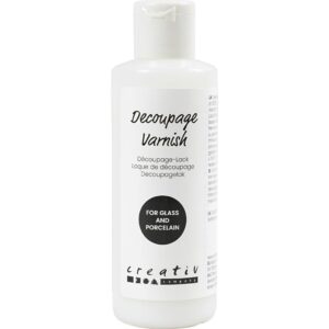 Decoupagelak, Til glas og porcelæn, 80 ml/ 1 fl.