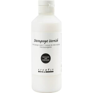 Decoupagelak, Til glas og porcelæn, 250 ml/ 1 fl.