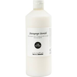 Decoupagelak, til tekstil, 500 ml/ 1 fl.