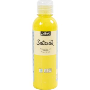 Textil Silk, primær gul, 250 ml/ 1 fl.