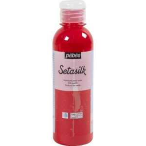 Textil Silk, rød, 250 ml/ 1 fl.