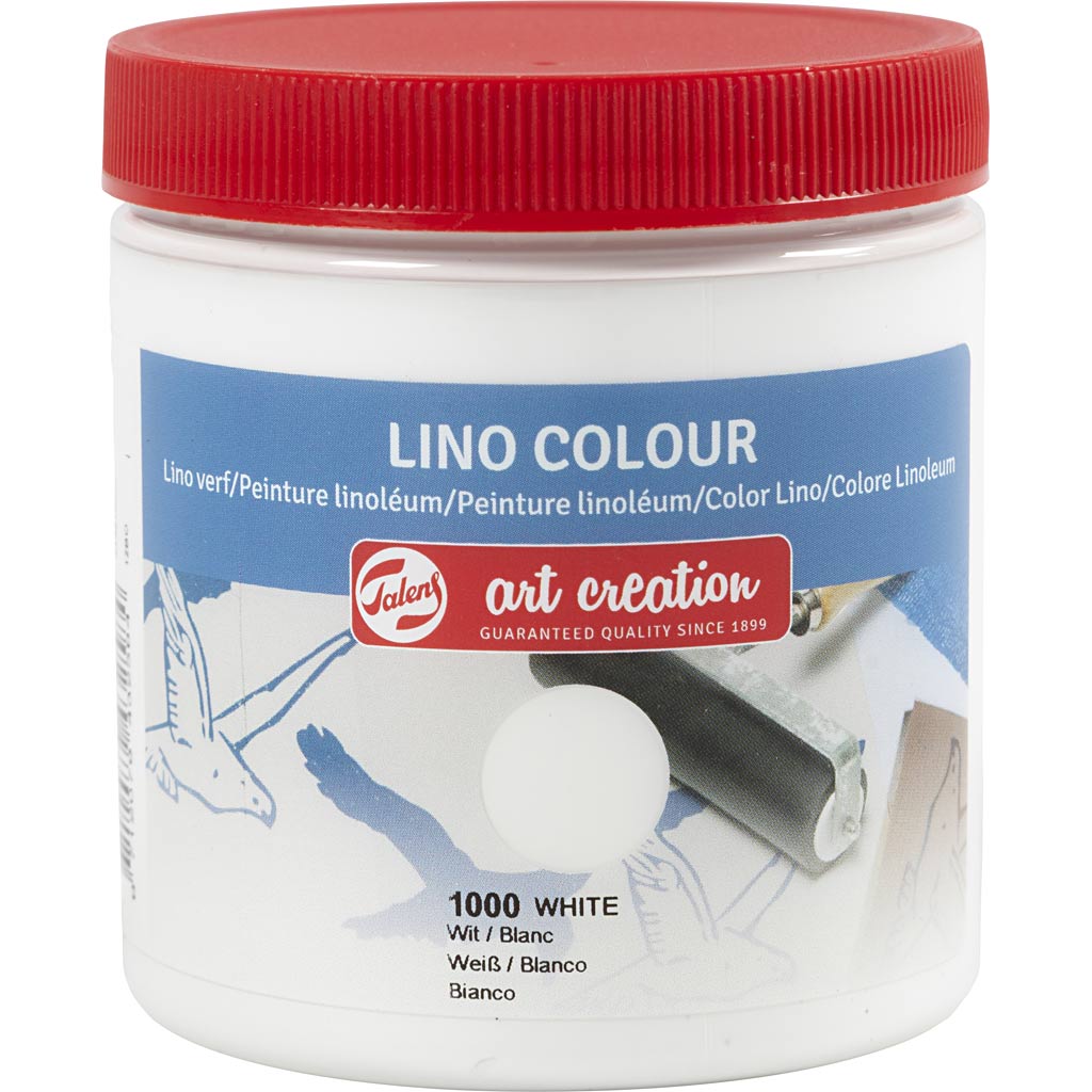 Linoleumssværte, hvid, 250 ml/ 1 ds.