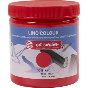 Linoleumssværte, rød, 250 ml/ 1 ds.