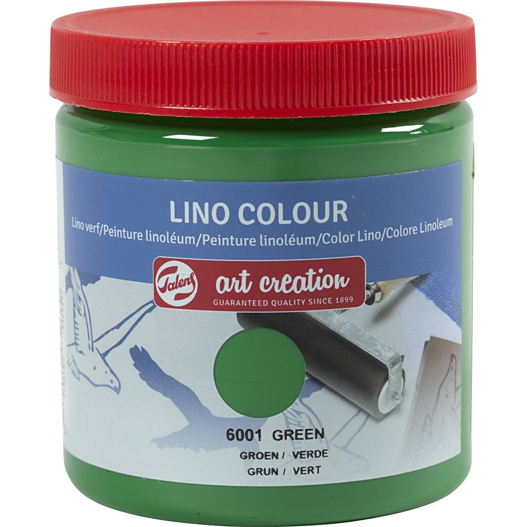 Linoleumssværte, grøn, 250 ml/ 1 ds.