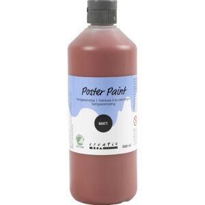 Temperamaling, mat, halvdækkende, beige, 500 ml/ 1 fl.